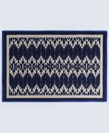 Dark Blue & Off White Place Mat