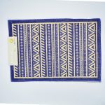 Blue & Off white  Place Mat